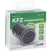 InLine USB car charger power-adapter power delivery, USB-A + USB-C, black