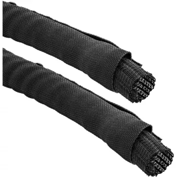 Sleeving InLine self-closing 25 mm diameter, polyester, black, 5 m