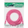 InLine Patch Cable SF/UTP Cat.5e Pink 20m