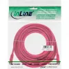 InLine Patch Cable SF/UTP Cat.5e Pink 15m