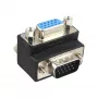 InLine VGA Adapter 90° 15 Pin male / female, InLine, 37248I