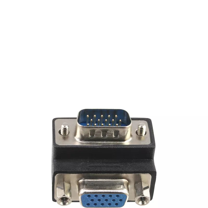 InLine VGA Adapter 90° 15 Pin male / female, InLine, 37248I