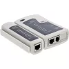 InLine Tester for RJ45 Cables and Connectors with 9 control LEDs