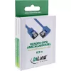 InLine SATA 6Gb/s round cable one side right angeled 90°, w/latches, 0.5m