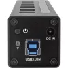 InLine USB 3.0 10 Port Hub Aluminium Case with 4A Power Supply, black
