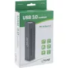 InLine USB 3.0 10 Port Hub Aluminium Case with 4A Power Supply, black