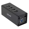 InLine USB 3.0 Hub, 4 port, aluminium case, with 2.5A power supply