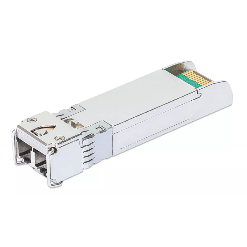 Intellinet Transceiver Module Optical, 10 Gigabit Fiber SFP+, 10GBase-SR (LC) Multi-Mode Port, 300m, Wavelength 850nm, Ethernet, Fibre, HPE Compliant, Equivalent to HPE J9150A / J9150D / JD092A / JD092B, Three Year Warranty