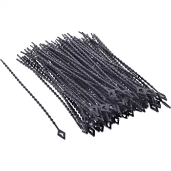 Cable ties InLine 150 mm black, pack of 100 – fastening straps for cables