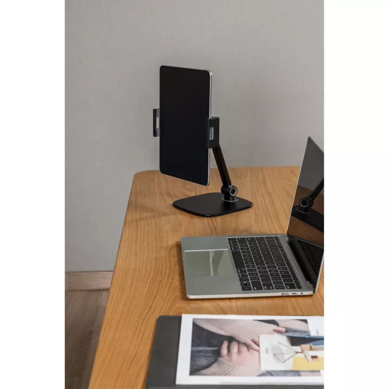 InLine Tablet desk holder with stand, up to 12.9 inch, black