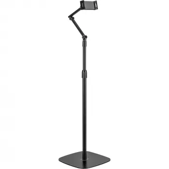 InLine Tablet holder with metal base plate, up to 12.9 inch, black