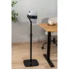 InLine Tablet holder with metal base plate, up to 12.9 inch, black