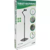 InLine Tablet holder with metal base plate, up to 12.9 inch, black