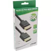 InLine Slim Ultra High Speed HDMI Cable M/M 8K4K gold plated black 2m