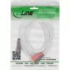 InLine RCA Cable 2x RCA male / male gold plated 7m, Male, 2 x RCA, Male, 7 m, White