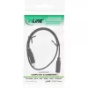 InLine HDMI Flat Cable High Speed Cable with Ethernet gold plated black 0.5m