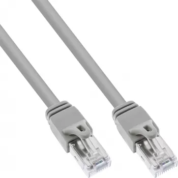 InLine Patch Cable S/FTP PiMF Cat.6 certified grey 0.3m