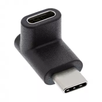 USB 3.2 Gen.2 Adapter InLine 35807 USB-C male to C female up/down angled