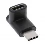 USB 3.2 Gen.2 Adapter InLine 35807 USB-C male to C female up/down angled