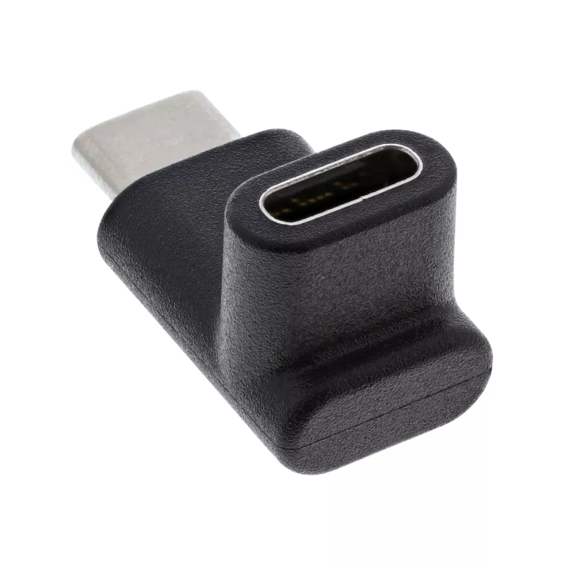 USB 3.2 Gen.2 Adapter InLine 35807 USB-C male to C female up/down angled