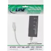 InLine 4-way telephone port splitter, RJ45 plug to 4x RJ45 socket, 0.15m