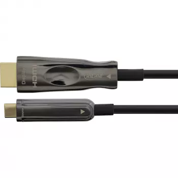 InLine USB Display AOC Cable, USB-C male to HDMI male (DP Alt Mode), 25m