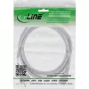 InLine power cable, CEE 7/7 straight / 3pin IEC C13 male, grey, 1.8m