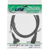 InLine power cable Denmark Type K male / 3pin IEC C13 male, 3m