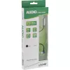 InLine Slim Audio Cable 3.5mm M angled / F, with volume control 0.25m
