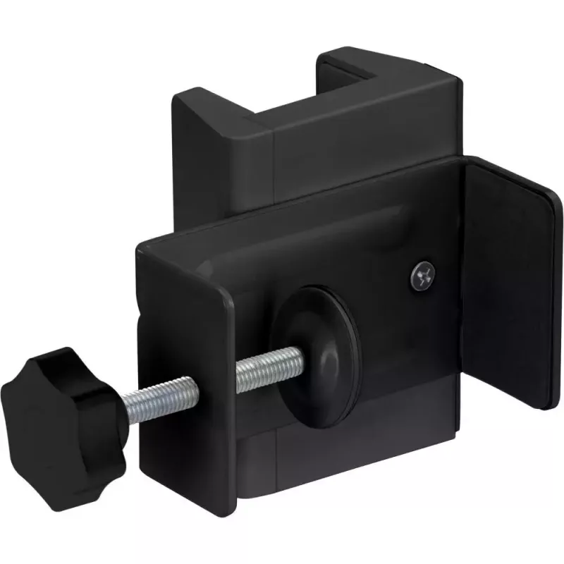 Power extension holder InLine 23197B black ABS silicone steel