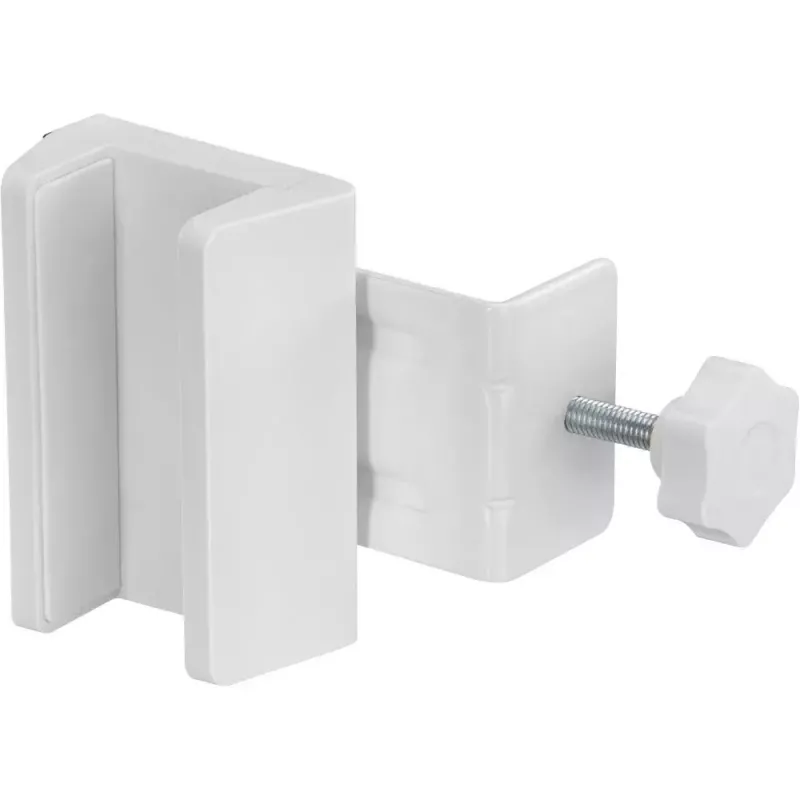 Power extension holder InLine 23197W screw clamp white ABS silicone steel