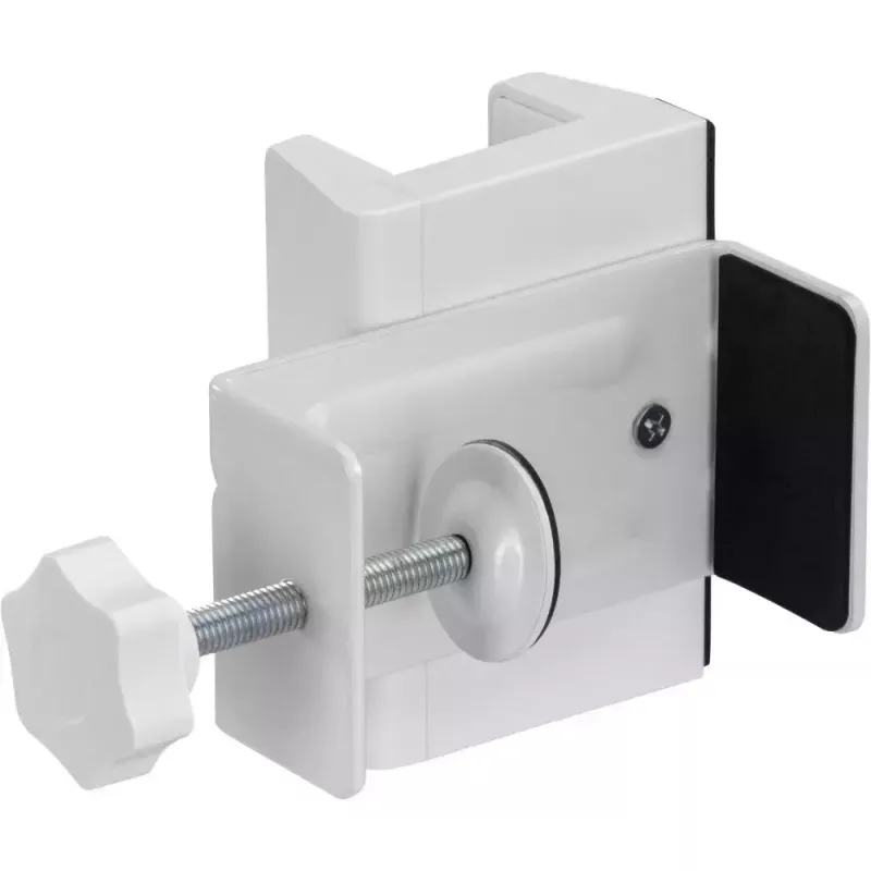 Power extension holder InLine 23197W screw clamp white ABS silicone steel