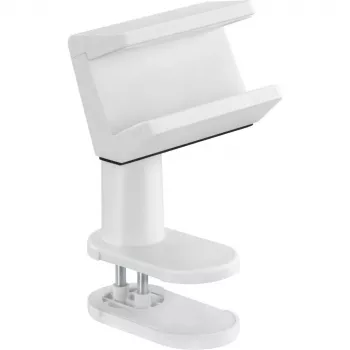 Power extension holder InLine 23196W rotatable spring clamp white