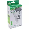 Power extension holder InLine 23193W rotatable screw clamp white