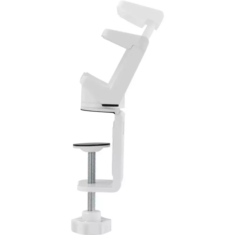 Power extension holder InLine 23193W rotatable screw clamp white
