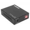Intellinet Gigabit PoE+ Media Converter, 1 x 1000Base-T RJ45 Port to 1 x SFP Port, PoE+ Injector