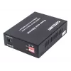 Intellinet Gigabit PoE+ Media Converter, 1 x 1000Base-T RJ45 Port to 1 x SFP Port, PoE+ Injector
