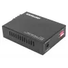 Intellinet Gigabit PoE+ Media Converter, 1000Base-T RJ45 Port to 1000Base-LX (SC) Single-Mode, 20 km (12.4 mi.), PoE+ Injector