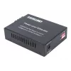 Intellinet Gigabit PoE+ Media Converter, 1000Base-T RJ45 Port to 1000Base-LX (SC) Single-Mode, 20 km (12.4 mi.), PoE+ Injector