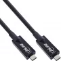 InLine USB 3.2 Gen.2 AOC cable, USB-C male/male, black, 10m