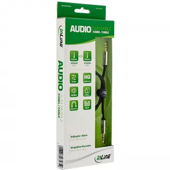 InLine Slim Audio Cable 3.5mm male / male Stereo 0.5m