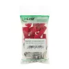 InLine Crimp Connector RJ45 8P8C shielded w. threader+bend protection, red