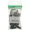 InLine Crimp Connector RJ45 8P8C shielded with threader and bend protection grey