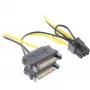 InLine Power Adapter 2x SATA / 6 Pin for PCIe graphics card 26628B