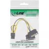 InLine Power Adapter 2x SATA / 6 Pin for PCIe graphics card 26628B
