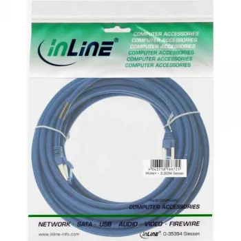 InLine Patch Cable S/FTP PiMF Cat.6A halogen free 500MHz blue 7.5m