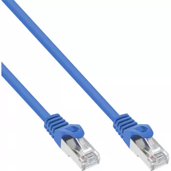 InLine Patch Cable SF/UTP Cat.5e blue 5m