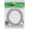 InLine Patch cable slim, U/FTP, Cat.8.1, TPE halogen-free, grey 5m