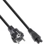 InLine power cable Type F German / “Mickey Mouse” notebook plug black 10m