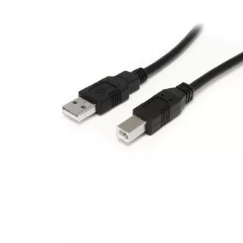 StarTech.com 9 m (30 ft.) Active USB 2.0 A to B Cable, 9 m, USB A, USB B, USB 2.0, 0.48 Gbit/s, Black